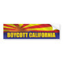 Boycott California - Support Arizona Bumper Stickers