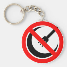 Boycott Halal Restaurants and Grocers Keychain