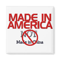 BOYCOTT  MADE IN CHINA MAGNET