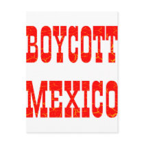 Boycott Mexico Postcard