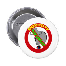 BOYCOTT THE CIRCUS BUTTON