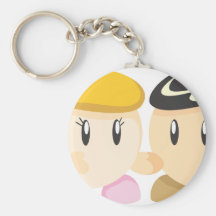 Boyfriend Loves Girlfriend Keychains