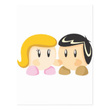 Boyfriend Loves Girlfriend Post Card