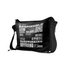 Boyfriends Best & Greatest Boyfriend : Qualities Messenger Bags