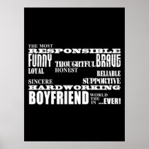 Boyfriends Best & Greatest Boyfriend : Qualities Posters