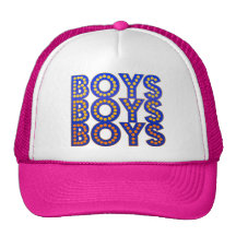 Boys Boys Boys Mesh Hats
