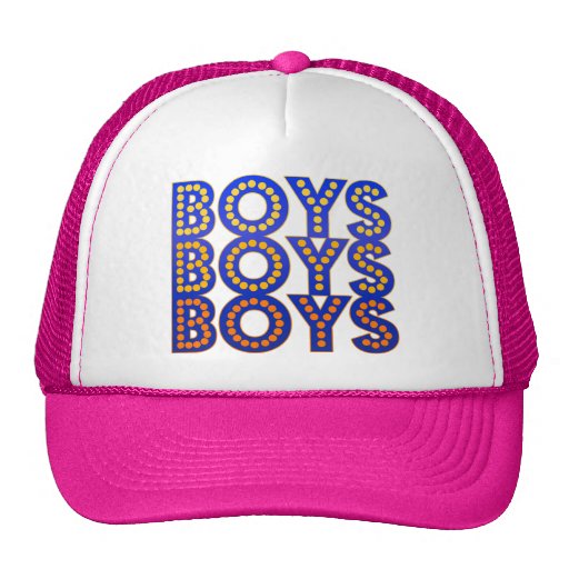 Boys Boys Boys Mesh Hats