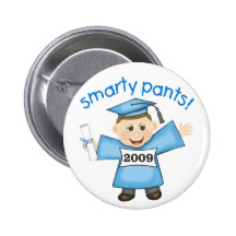 Boys Funny Graduate / Graduation Button