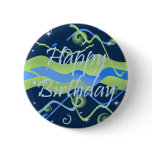 Boy's Happy Birthday Button