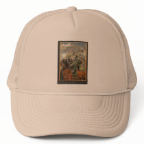 Boys King Arthur Book Cover Mesh Hats