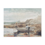 Boys on the Beach Postcard