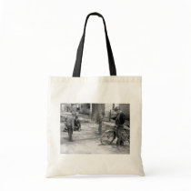 Boys Playing Marbles, Woodbine, Iowa, 1940 Tote Bags