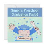 Boys Preschool / Kindergarten Graduation Party Custom Invite