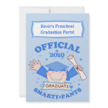 Boys Preschool / Kindergarten Graduation Party Announcements