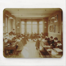 Boy's Recreation Room at the Deaf and Dumb Institu Mouse Pads
