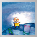 boys room wall hanging print