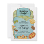 Boys Sleeping Bag Birthday Invitation
