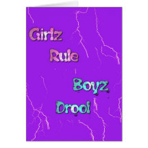 Boyz Drool Greeting Cards