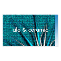 Bozeto Abstract IV, tile & ceramic Business Card Template