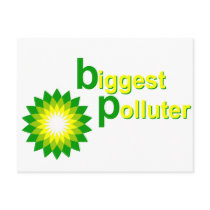 BP Biggest Polluter Postcard