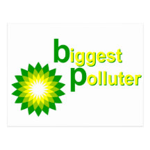 BP Biggest Polluter Postcard