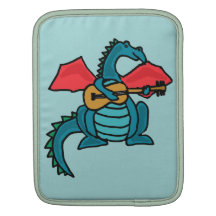 BR- Dragon Playing the Guitar ipad Sleeve