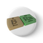 Bra as B Boron and Ra Radium Buttons