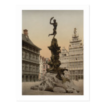 Brabo Monument Postcard