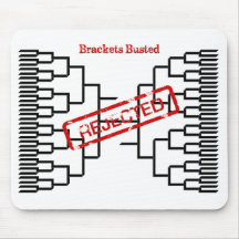 bracketology : brackets busted mouse pad