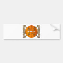 Bracketology March Basketball Awesomeness Bumper Sticker