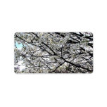 Bradford Pear Tree Blossoms Custom Address Labels