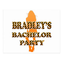 Bradley's Bachelor Party Postcards