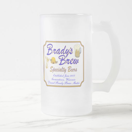 Brady's Brew Beer Mug