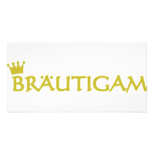 Braeutigam icon personalized photo card