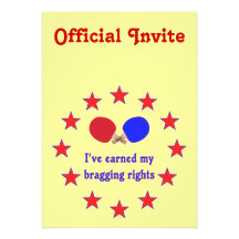 Bragging Rights Ping Pong Announcements