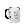 Brain anatomy print mug