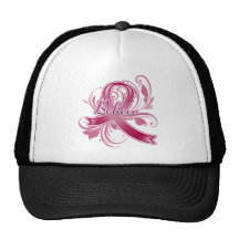 Brain Aneurysm Believe Flourish Ribbon Hat