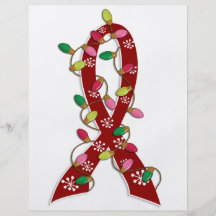 Brain Aneurysm Christmas Lights Ribbon Full Colour Flyer