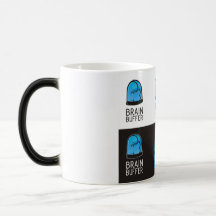 Brain Buffer Mug Black and White