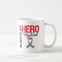Brain Cancer Always My Hero My Dad Mugs