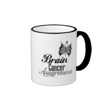 Brain Cancer Awareness Butterfly Mug