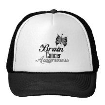 Brain Cancer Awareness Butterfly Trucker Hat
