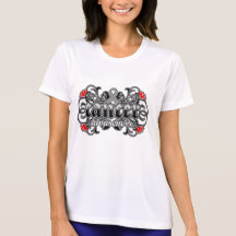 Brain Cancer Awareness Floral Ornamental Shirts