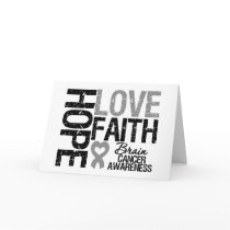 Brain Cancer Awareness Hope Love Faith