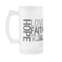 Brain Cancer Awareness Hope Love Faith Coffee Mug