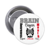 Brain Cancer Awareness Month Pin