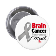 Brain Cancer Awareness Month Pinback Button