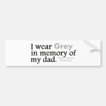 Brain Cancer Bumper Sticker
