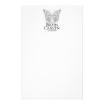 Brain Cancer Butterfly Customized Stationery