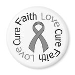 Brain Cancer Faith Love Cure magnets